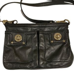 Marc by Marc Jacobs Small Crossbody Leather Shoulder Clutch Handbag